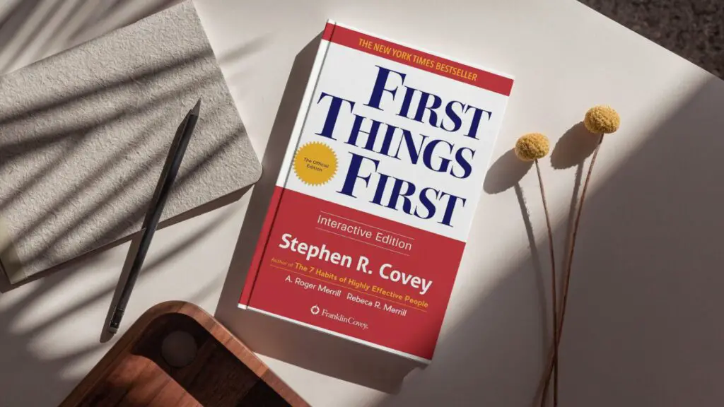 Book Review on “First Things First” by Stephen R Covey